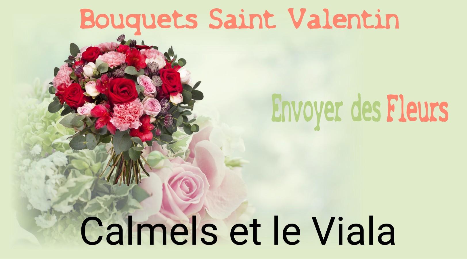 Roses de Saint-Valentin livrées à Calmels-et-le-Viala